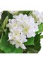 Plantă artificială Hydrangea cu ghiveci, 60 cm, alb - 3