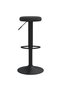 Scaune de bar, 2 buc., negru, catifea - 3