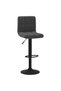 Bar stools, 2 pcs., black, Velvet - 3