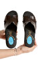Artı&Jel-5006 Orthopedic Jel Women's Brown Slippers with Heel Spur Function