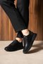 Montex Men's Black Lace-Up Comfort Sole Casual Sneakers Daily Shoes - 3