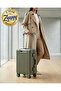 Wide Handle Hard Shell Aluminum Framed 20 Inch(8-10kg) Cabin Size Luggage With Laptop Pocket - 2