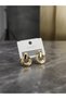 Gold Hoop Earrings Stylish Minimal Geometric Design Daily and Special Occasion Jewelry - 3