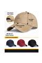 100% Cotton Pack Unisex Baseball Cap, Adjustable Metal Buckle Pack 58-60 Cm, 4 Seasons Daily Casual - 2