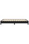 Bed frame, black, 120x200 cm, textile - 6