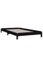 Stackable bed, black, 90x200 cm, solid pine wood - 5