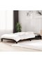Stackable bed, black, 75x190 cm, solid pine wood