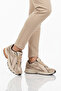 1505 Ruth Memory Foam Sole Lightweight Stretchy Beige Unisex Sports Shoes - 2