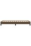 Bed frame, dark brown, 90x190 cm, textile - 4