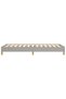 Bed frame, light grey, 90x200 cm, textile - 5