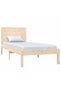 Single bed frame 3FT, 90x190 cm, solid wood - 3