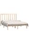Double bed frame 4FT6, 135x190 cm, solid pine wood - 3