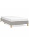 Bed frame, light grey, 90x200 cm, textile - 2