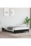 Bed frame, black, 120x200 cm, textile
