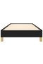 Bed frame, black, 100 x 200 cm, textile - 4
