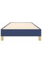 Box spring bed frame, blue, 80x200 cm, textile - 5