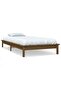 Bed frame, honey brown, 90x200 cm, solid pine wood - 2