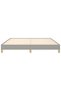 Bed frame, light grey, 180x200 cm, textile - 4