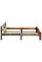 Bed frame, 180 x 200 cm, solid recycled wood - 5
