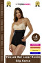 # Corset 2 Size Slimming Laser Cut Non-Visible Non-Slip Gathering High Waist Slip Corset - 4 Pieces