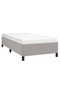 Bed frame, light grey, 90x190 cm, textile - 2