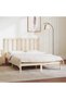 Double bed frame 4FT6, 135x190 cm, solid pine wood