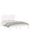 Bed frame, white, 140x190 cm, solid wood - 3