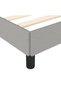 Bed frame, light grey, 90x190 cm, textile - 6