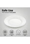 Opal Glass Dinner Plate 25 cm, White (Set of 6)|Durable Dining Plate for Everyday Meals - 5