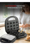3‑in‑1 Detachable Toaster 850W | Grill, Waffle & Nut Maker | Interchangeable Non‑Stick Plates - 2