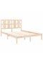 Bed frame, 140x200 cm, solid pine wood - 4