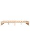 Bed frame, 140x190 cm, solid pine wood - 6