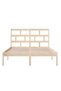 Bed frame, 140x200 cm, solid pine wood - 4