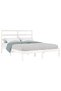 Bed frame, white, 140x200 cm, solid pine wood - 3