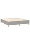 Continental bed, light gray, 180x200 cm, textile - 4