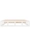 Small double bed frame 4FT, white, 120x190 cm, solid wood - 5