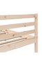 Bed frame, 100x200 cm, solid pine wood - 6