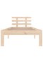 Bed frame, 100 x 200 cm, solid oak wood - 4