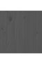 Bed frame, gray, 200x200 cm, solid wood - 5