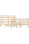 Bed frame, 120x200 cm, solid pine wood - 4