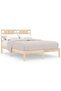Bed frame, 120x200 cm, solid pine wood - 2