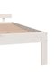 Super King 6FT bed frame, 180x200 cm, white, solid pine wood - 6