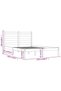 Small Double 4FT bed frame, 120x190 cm, solid pine wood - 6