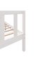 Bed frame, white, 120x200 cm, solid pine wood - 7