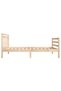 Small Single 2FT6 bed frame, 75x190 cm, solid wood - 5