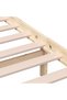 Bed frame, 140x200 cm, solid pine wood - 7