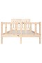 Bed frame, 140x200 cm, solid wood - 4