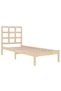 Bed frame, 90x200 cm, solid wood - 4