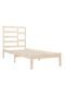 Bed frame, 100x200 cm, solid wood - 4