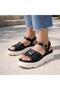 Women's Platform Sandals Orthopedic Sole Buckled Daily Comfortable Summer Wear Sandals - 5